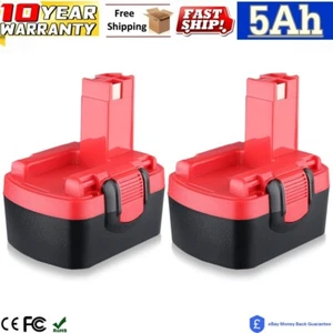 2x 5.0Ah 14.4V Ni-MH Battery For Bosch BAT038 BAT040 BAT140 GLI14.4V GSB14.4VE-2 - Picture 1 of 9