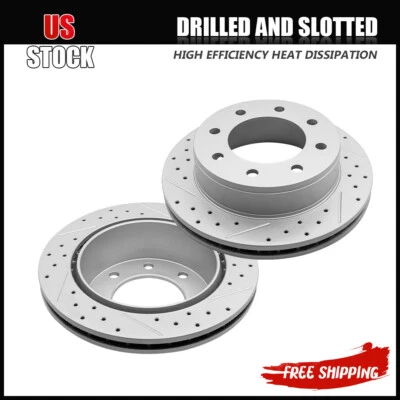 2Pcs Rear Disc Brake Rotors for Chevy Express 2500 3500 GMC Savana 2500 3500 - Image 1 of 4