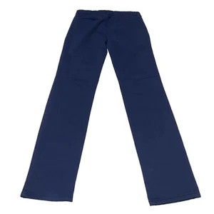 Gap Kids Boys Size 14 Regular Navy Blue Adjustable Waistbands 4 Pockets Khakis - Picture 1 of 11
