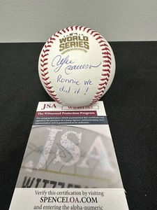Andre Dawson Signed 2016 World Series Baseball Inscribed “Ronnie We Did It” JSA  - Picture 1 of 1