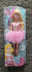 2010 Disney Princess Aurora~SLEEPING BEAUTY~Barbie Doll~Pink~Bath Crayon~NEW - Picture 1 of 4