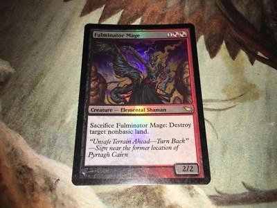 Mtg - Fulminator Mage - Shadowmoor - Foil Rare - LP - Image 1 of 2