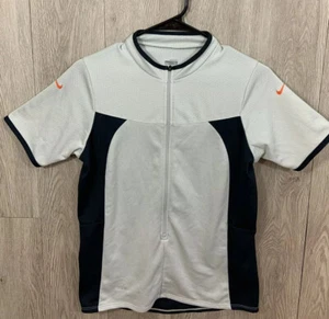 Boys Nike Fit Dry Running Shirt 3/4 Zip Gray & Navy Size Large 12-14 - Picture 1 of 8