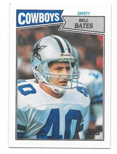 1987 Topps Football #270 Bill Bates Dallas Cowboys - Picture 1 of 2