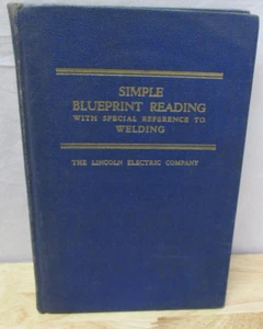 1953 Simple Blueprint Reading with Particular Reference to Welding & Symbols - Imagen 1 de 8