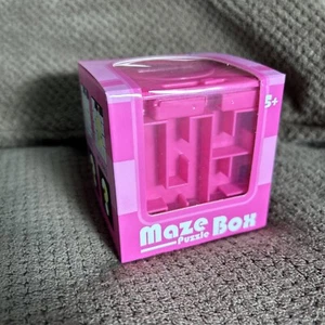 Money Maze Puzzle Gift Boxes, Money Holder Puzzle and Brain Teaser, PINK - Picture 1 of 5