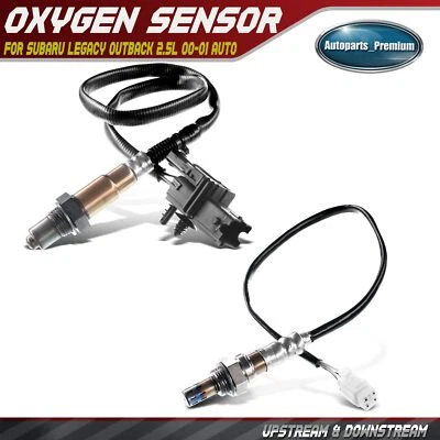 2x Sensores de oxígeno aguas arriba y aguas abajo para Subaru Legacy 2000-2002 Outback 2,5 L Foto 1 de 4