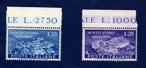 ITALY 1951 RECONSTRUCTION OF MONTECASINO ABBEY MNH - Picture 1 of 2