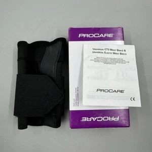 ProCare Black Elastic & Metal Wrist Brace Adult Unisex XXL 79-97019 - Picture 1 of 5