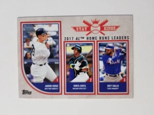 Tarjeta de béisbol Aaron Judge 2018 Topps Stat Kings #302 New York Yankees - Imagen 1 de 2