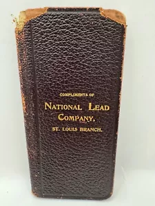 Red Cross Secretary Notebook 1917 Kansas Pencil Company Advertising - Picture 1 of 15