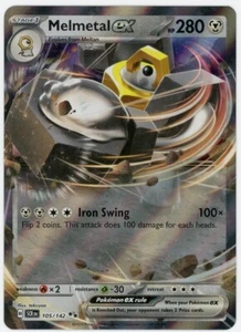 Melmetal Ex 105/142 Svv07: Stellar Crown Holo Double Rare Pokemon Card - Picture 1 of 2