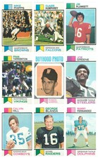 1973 Topps Football NFL HOF's/Key Player Cards U-Pick 003-500 VG.