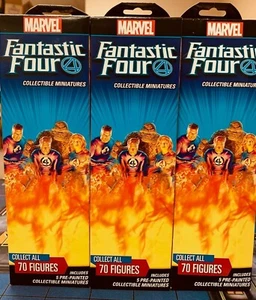 HEROCLIX Fantastici Quattro Booster x3 - Foto 1 di 1