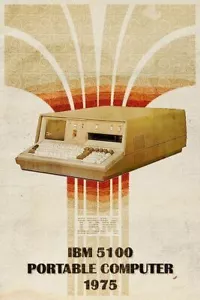 IBM 5100 Computer Retro Metal Tin Sign Poster Plaque Garage Wall Decor A4 - Picture 1 of 3