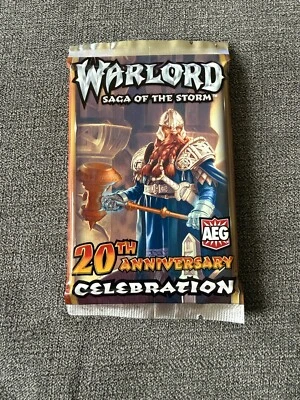 Warlord Saga of the Storm CCG 20th Anniversary Celebration Pack AEG Sealed Rare - Image 1 of 2