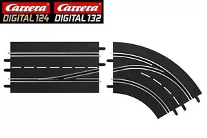 Carrera Digital lane change curve right in to out 1/32-1/24 brand new 20030364 - Picture 1 of 1