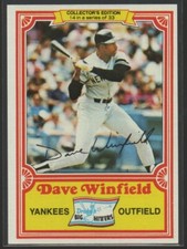 Dave Winfield 1981 Topps Drake's Big Hitters #14  New York Yankees  Hall of Fame