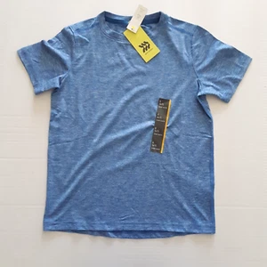 All In Motion Boys Size S (6/7) Athletic T-Shirt Short Sleeve Heather Blue Tee - Picture 1 of 6