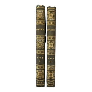 1847 Dramatic And Miscellaneous Poems Book Poetry London Palmer Clayton 2 Volume - Picture 1 of 11