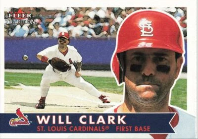 2001 Fleer Tradition Baseball Will Clark St. Louis Cardinals #342 - Image 1 of 2