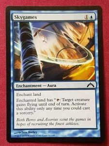 Magic The Gathering GATECRASH SKYGAMES blue card MTG - Picture 1 of 2