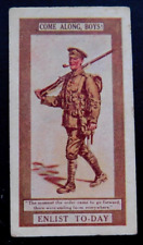 Orig 1915 Australian Issue Cigarette Card Recruiting Posters - Come Along Boys !