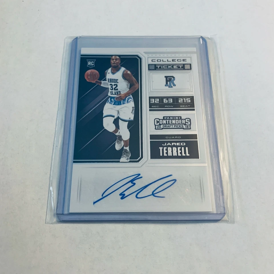 F78879 2018-19 Panini Contenders Draft Picks #99 Jared Terrell AUTO RC - Image 1 of 1