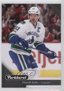 2017-18 Upper Deck Parkhurst Black Henrik Sedin #222 HOF