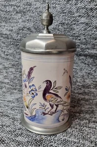 Vintage Holsten German Stein Pottery And Pewter - Picture 1 of 7