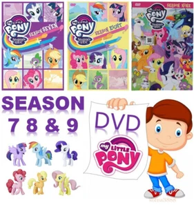 DVD My Little Pony:Friendship Is Magic Cartoon Season 7 8 9 Free Shipping - Imagen 1 de 10