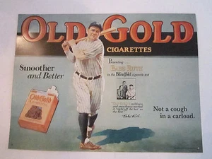 1990 BABE RUTH SIGN - REPRODUCTION - 16" X 12" - EXCELLENT CONDITION - TUB Q - Picture 1 of 3