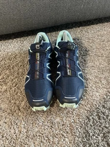 Salomon Mujeres Speedcross 4 Zapatos de Senderismo Tenis de Trail Talla 8.5 Azul Ortholite - Imagen 1 de 9