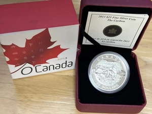 Kanada 2013 25 $ Karibu 1 oz. Reines Silber PP Münze "O Canada" Serie #4 - Bild 1 von 7