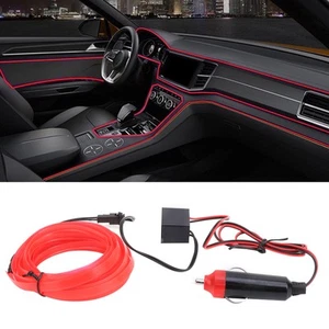 ´Red 3Meters Car Lighting Auto LED Strip Cigar Lighter Driving Wire Tube Neon - Picture 1 of 12