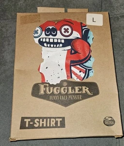 Bioworld Fugglershirt Herren Gr. Large lustiges hässliches Monster marineblau NEU im Karton - Bild 1 von 6