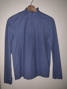 Vineyard Vines Boys L  1/4 Zip Pullover  - Blue - Picture 1 of 5