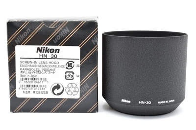 [Sin usar en caja] Parasol Nikon HN-30 para Micro Nikkor 200 mm f4 D de JAPÓN Foto 1 de 4