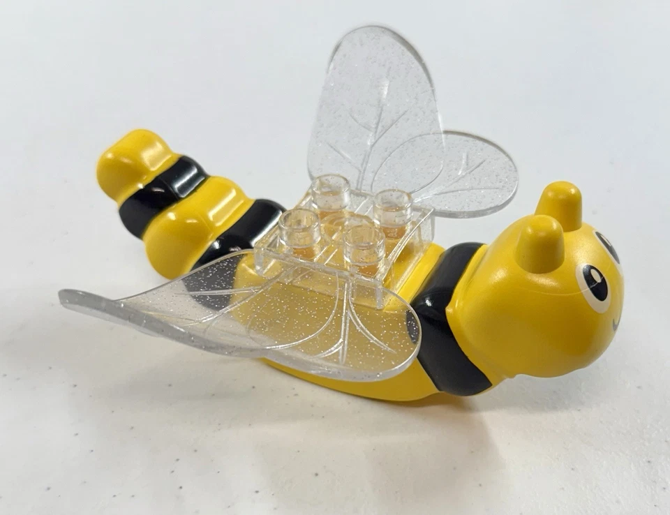 Vintage Lego Duplo Yellow Black Honey Bumble Bee Removable Wings *MINT* Rare! 5” - Image 1 of 1