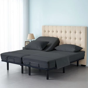 Set Lenzuola Queen Split per Letto Regolabile, Cotone Premium Spacco Queen Coolli... - Foto 1 di 9