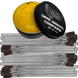 Large 5 oz Rigid Axle Gear Marking Compound Ring Pinion Installation w/ Brushes - Picture 1 of 5