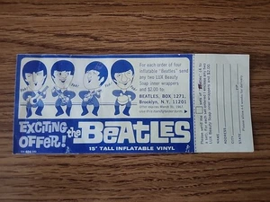 The Beatles 1966 Inflatible Dolls Original Store Mail in Bestellform in ex cond - Bild 1 von 3