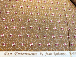 Cotton Fabric Civil War Repro PAST ENDEARMENTS Judie Rothermel Marcus Bros FQ - Picture 1 of 1