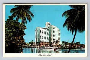 Miami Beach FL-Florida Eden Roc Hotel Indian Creek Vintage c1961 Postcard PC - Picture 1 of 2