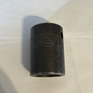 Snap On 1/2 Antrieb 18 mm flache Steckschlüssel 6 Punkt Flankenantrieb - Bild 1 von 4