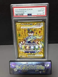 Pokemon Card Terapagos ex 173/142 Hyper Rare Stellar Crown PSA 10 GEM MINT - Picture 1 of 2