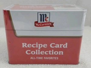 McCormick All-Time Favorites 73 Recipe Card Collection Tin Sealed Gift New - Bild 1 von 6