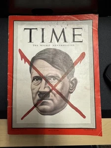 VTG Time Magazine ~ May 7, 1945 ~ Adolf Hitler Cover - Picture 1 of 3