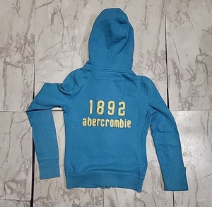 Vintage Abercrombie & Fitch New York Damen XL Jacke 1892 Logo Full Zip Y2K - Bild 1 von 10