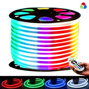 30M 240V LED RGB Flex Seil Lichtleiste Flexible Innen Außen Beleuchtung - Bild 1 von 2